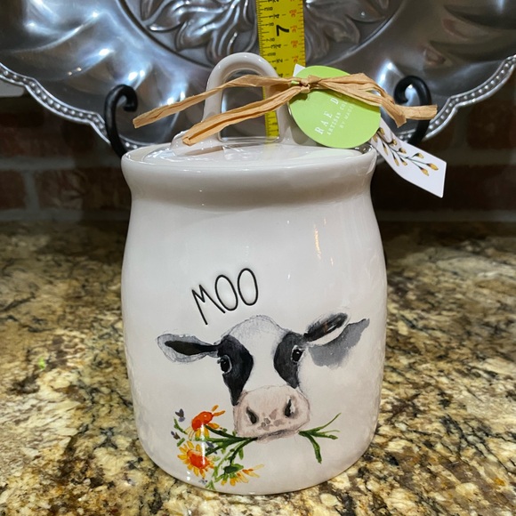 Rae Dunn Farmline Collection MOO cow canister  - Never used Brand new - Picture 12 of 13